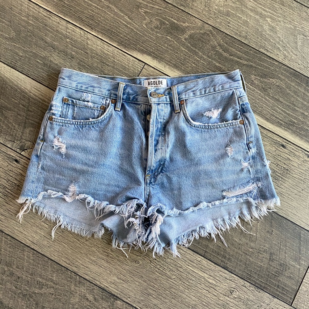 AGOLDE Parker Denim Shorts